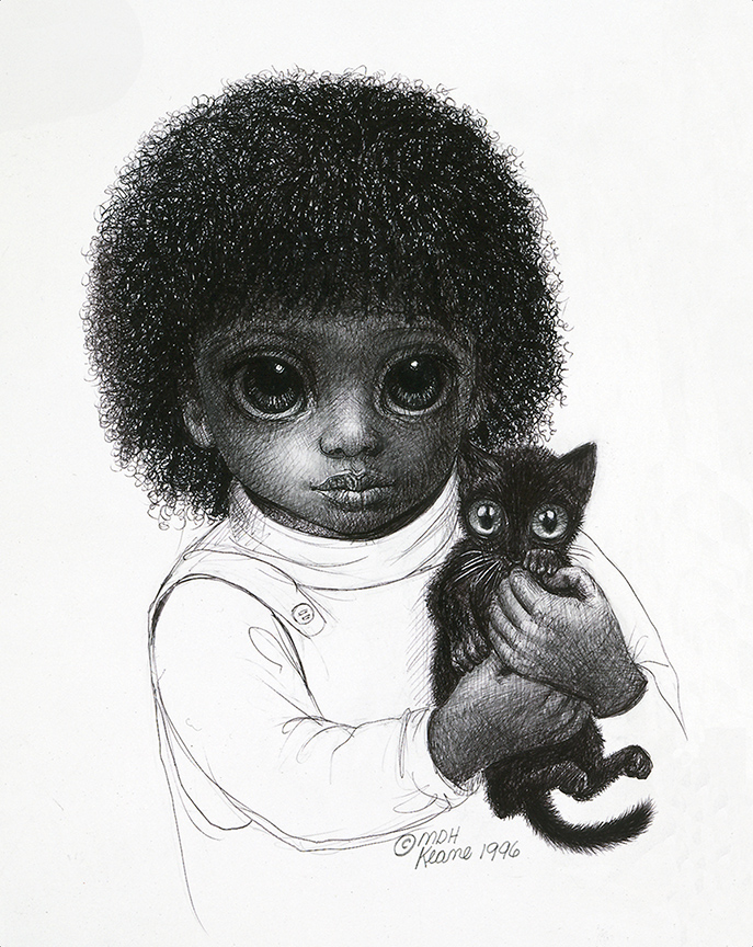 black girl – Keane Eyes Gallery