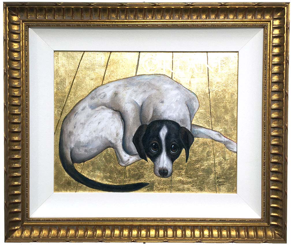 resting dog