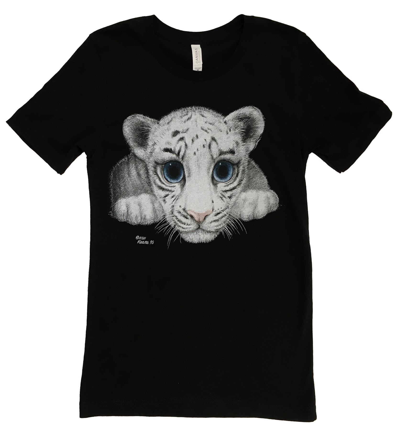 white tiger shirt