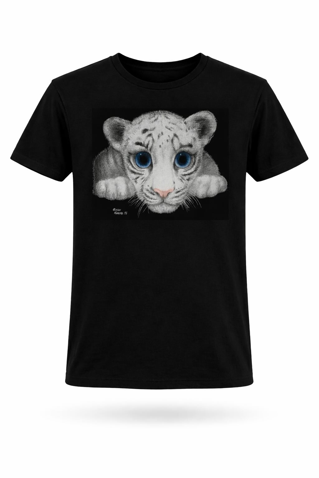 white tiger shirt