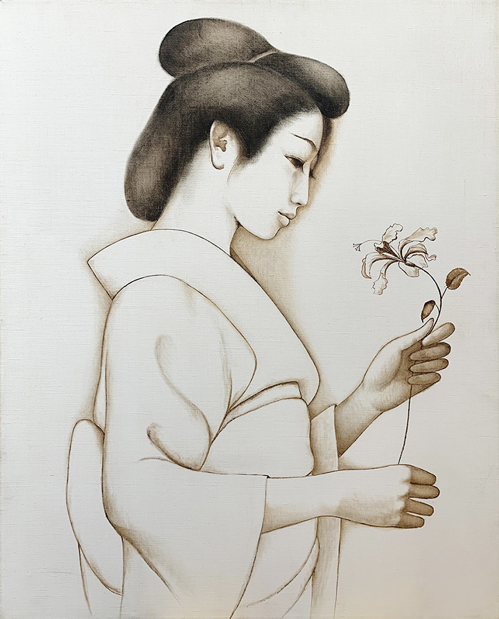 Japanese Princess litho