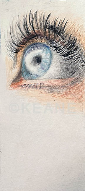 single eye bookmark