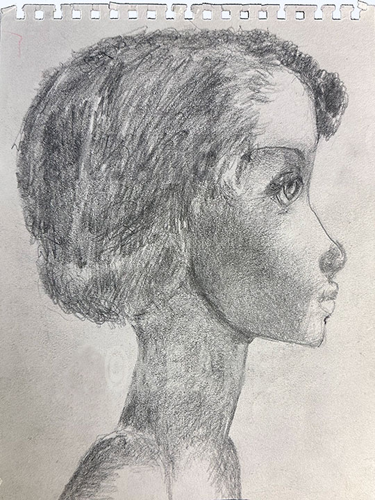 graphite drawing